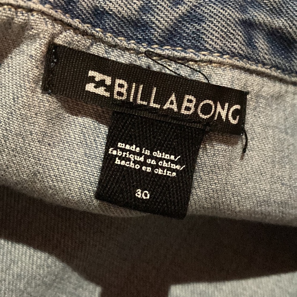 BILLABONG Gigi blue denim Playsuit long sleeve collared - Picture 11 of 13